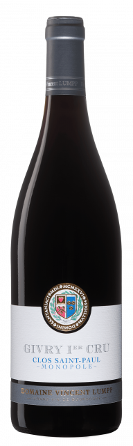 Domaine Vincent Lumpp, AOP Givry Premier Cru Clos-Saint-Paul, Monopole, Red, 2023