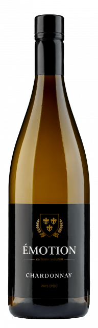 Emotion, Chardonnay, IGP Pays d'Oc, Blanc, 2022