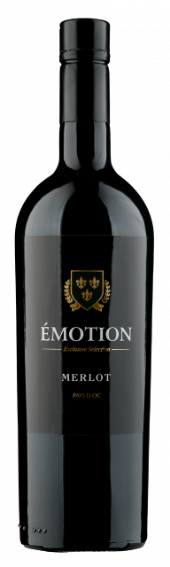 Emotion, Merlot, IGP Pays d'Oc, Rouge, 2022