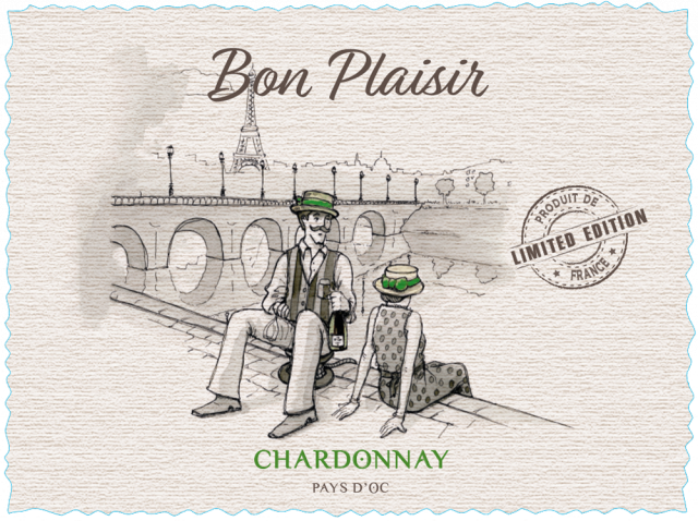 Etiquette - Bon Plaisir Chard 75cl 
