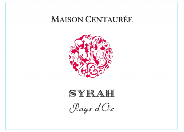 Maison Centaurée, Syrah, IGP Pays d'Oc, Rouge, 2024