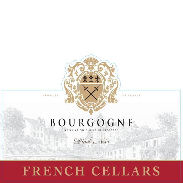 French Cellars, Bourgogne Pinot Noir, Rouge, 2018