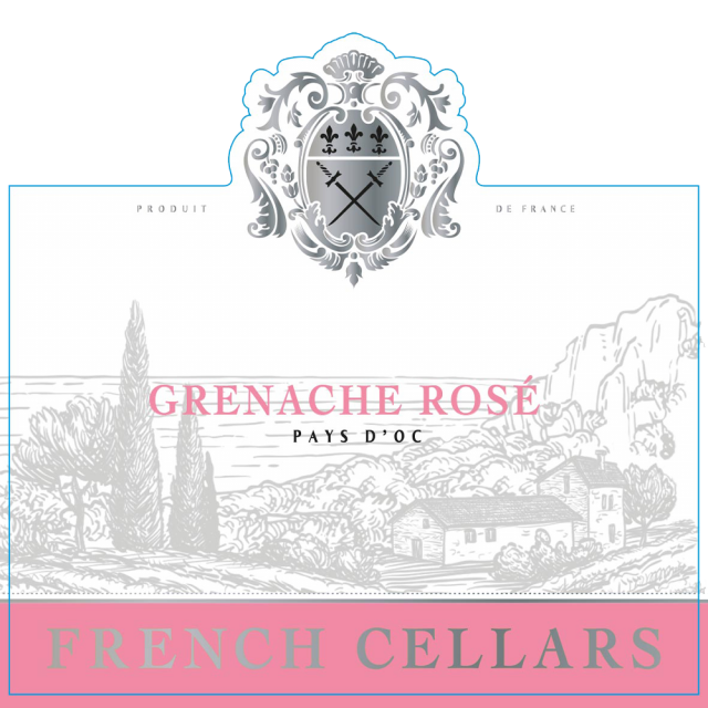 Etiquette - FC Grenache Rosé 75cl 