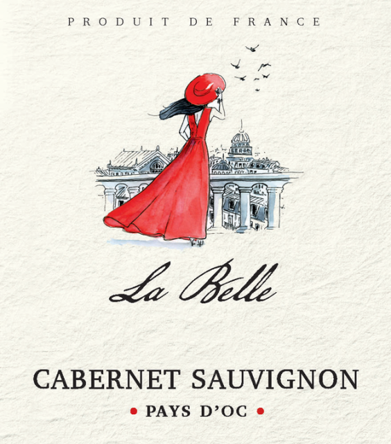 La Belle, Cabernet Sauvignon, IGP Pays d'Oc, Rouge, 2023