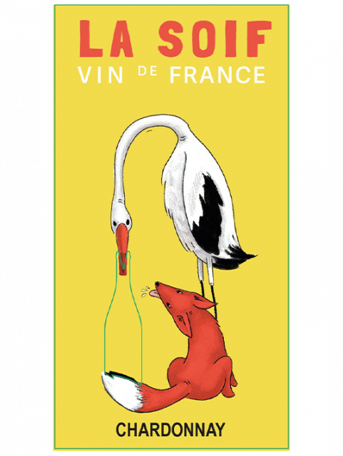 Etiquette - LA SOIF Chard 75cl