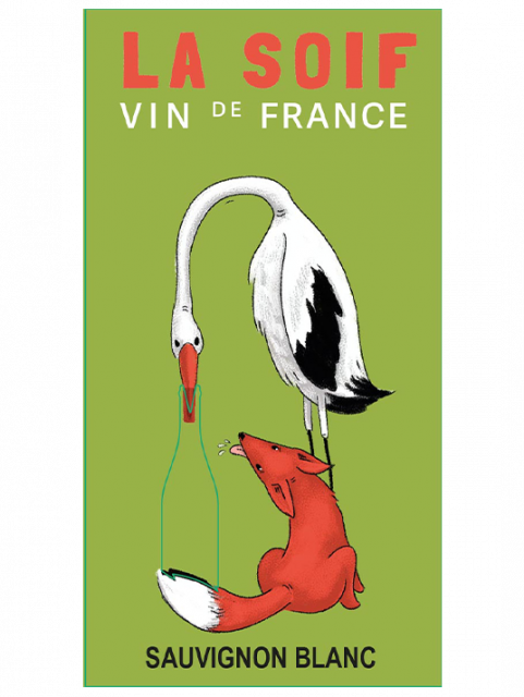 Etiquette - LA SOIF SAUV 75cl 