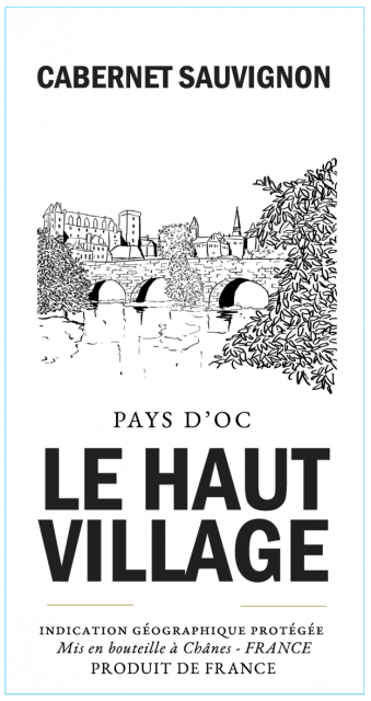 Etiquette - LE HAUT VILLAGE Cab Sauv 75cl 