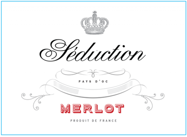 Etiquette - SÉDUCTION Merlot 75cl 