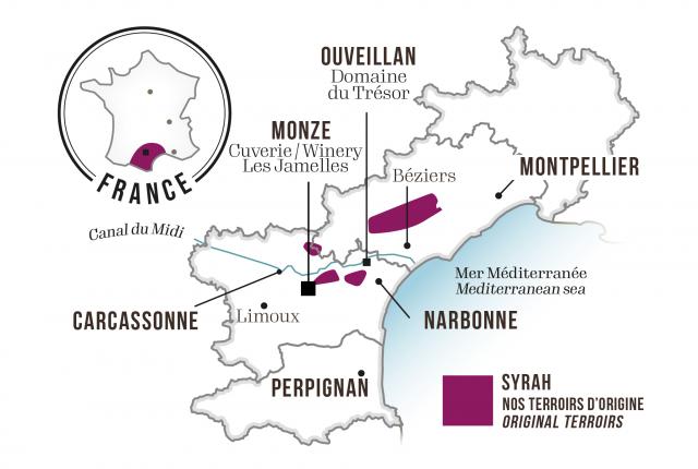 Carte - Les Jamelles Syrah