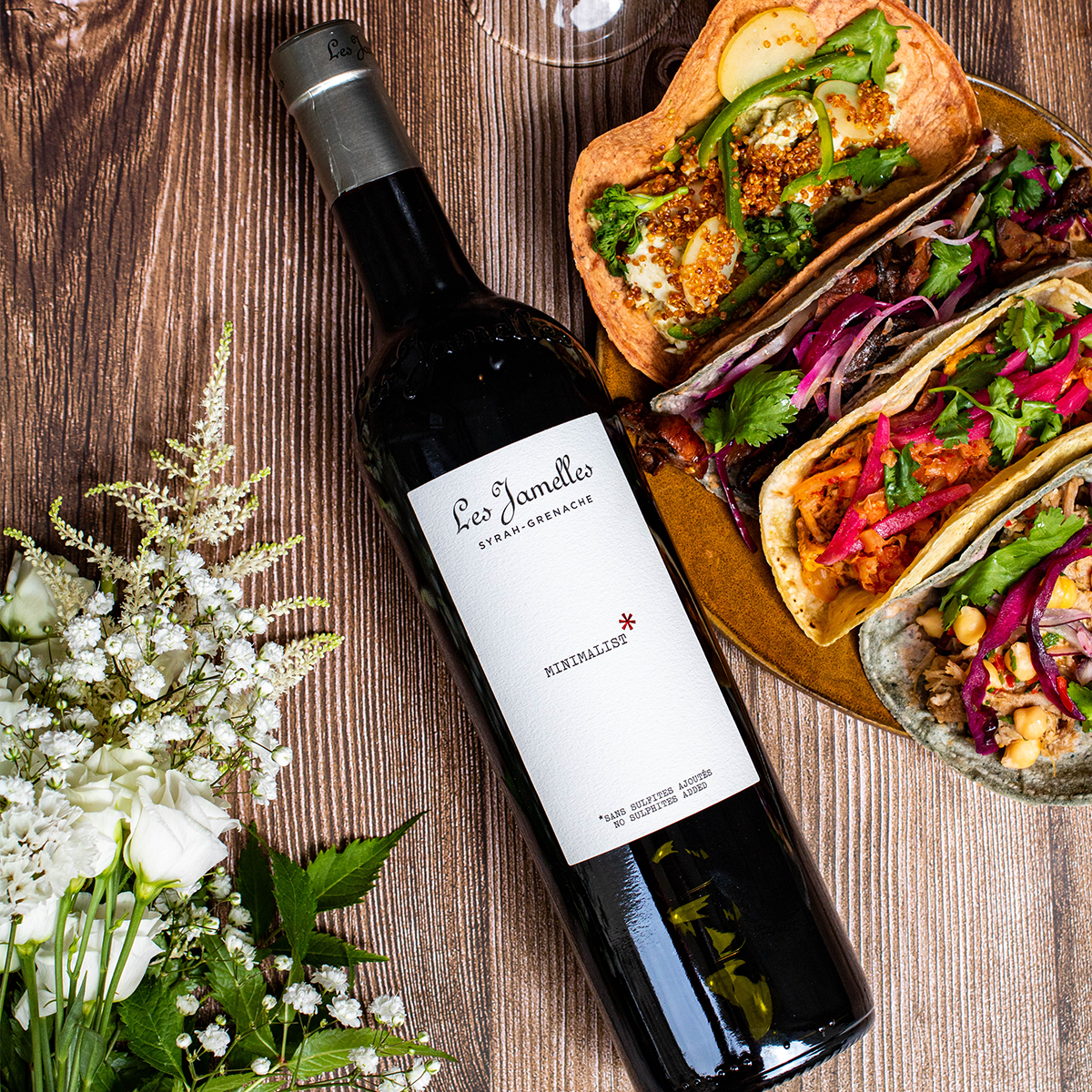 Organic & No added sulfites