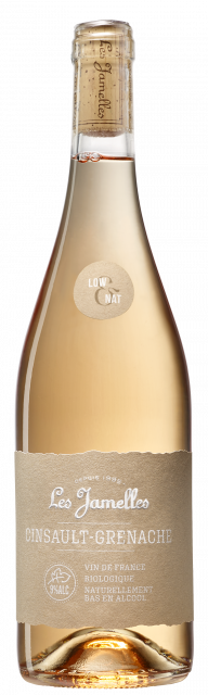 Les Jamelles, Bio & Sans Sulfites, Cinsault-Grenache, Vin de France, Rosé, 2023