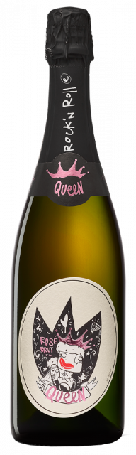 Rock'N Rolle, Queen, Rosé, Vin Mousseux de qualité Brut