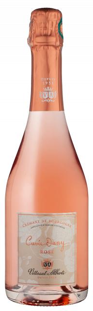 Maison Vitteaut-Alberti, AOP Crémant de Bourgogne, Cuvée Dany, Sparkling Brut Rosé