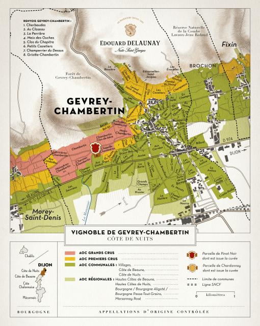 Map - Edouard Delaunay Griotte-Chambertin Grand Cru