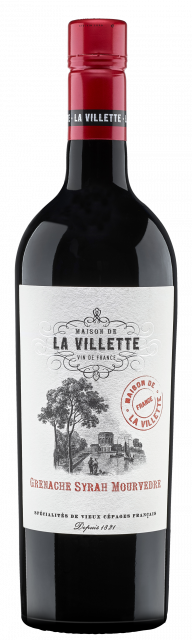 Maison De La Villette, Grenache Syrah Mourvedre, Rouge, 2022, Vis
