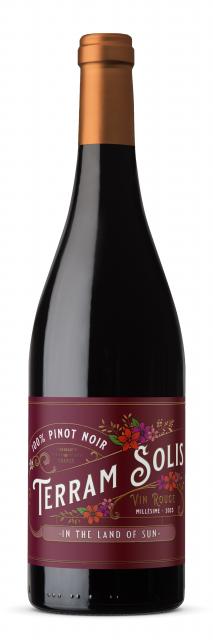 Terram Solis, Pinot Noir, Vin de France, Rouge