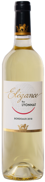 Elegance by Lyonnat, AOP Bordeaux Blanc, White, 2018