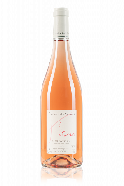 Loire, Domaine des Berioles, 100% Gamay, AOC Saint-Pourçain, Rosé
