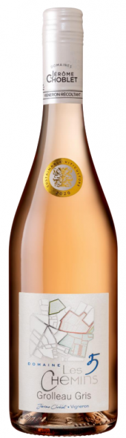 Loire, Domaine Les 5 Chemins, Grolleau Gris (IGP Loire), IGP Val de Loire, Rosé