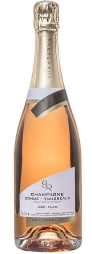 Champagne, Champagne Gondé-Rousseaux, Origine, AOC Champagne, Effervescent Brut Rosé