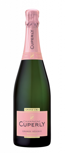 Champagne, Champagne Cuperly, Grande Réserve, AOC Champagne Grand Cru, Effervescent Brut Rosé