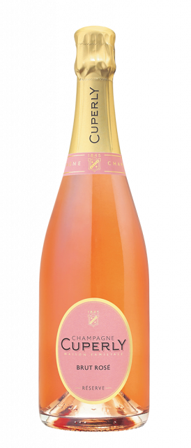 Champagne, Champagne Cuperly, Réserve Rosé, AOC Champagne, Effervescent Brut Rosé