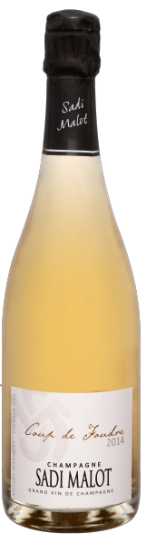 Champagne, Champagne Sadi Malot, Coup de Foudre, AOC Champagne premier cru, Effervescent Brut