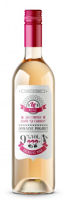 Domaine La Colombette, Le Rosé 9%, IGP Pays d'Hérault, Rosé