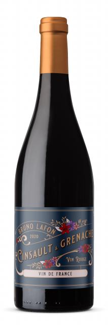 Packshot NVDS BrunoLafon CinsaultGrenache RedVDF 2020