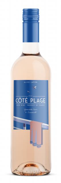 Côté Plage, Grenache Noir & Cinsault, Rosé, 2022