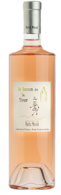 Loire, Domaine de Bois Mozé, Le Luron de la Tour, AOC Cabernet d'Anjou, Rosé