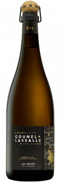 Champagne, Champagne Gounel Lassalle, Les Noues, AOC Champagne premier cru, Effervescent Brut Nature
