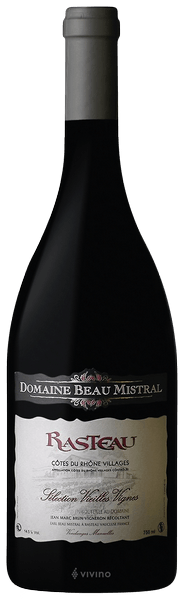 Domaine Beau Mistral, Vieilles Vignes, AOP Rasteau, Red