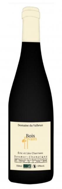 Loire, Domaine du Valbrun, Bois Pivain, AOC Saumur-Champigny, Red