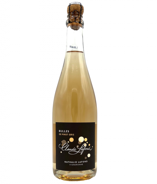 Loire, Domaine Claude Lafond, Bulles de Pinot Gris, AOC Reuilly, Effervescent Brut Rosé