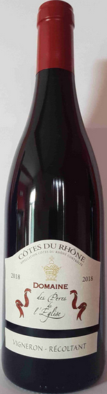 Domaine les Pères de l'Eglise, AOP Côtes-du-Rhône , Red