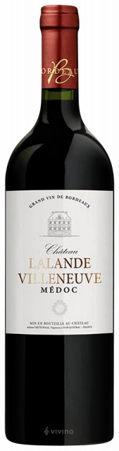 Château Lalande Villeneuve, AOP Médoc, Red, 2014