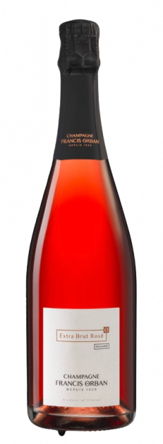Champagne, Francis Orban, AOC Champagne, Effervescent Extra Brut Rosé