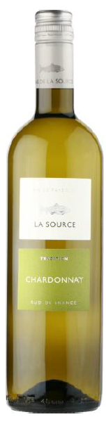 Les Domaines Robert Vic, La Source Tradition Chardonnay, IGP Pays d'Oc, Blanc