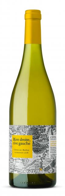 Rive Droite, rive gauche, AOP Côtes-du-Rhône, Blanc, 2020