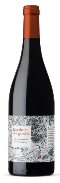 Rive Droite, rive gauche, AOP Côtes-du-Rhône, Rouge, 2020