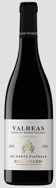 Southern Rhône, Vignoble Rémi Pouizin, Les Hauts Plateaux, AOC Côtes du Rhône Villages Valréas, Rouge, 2019