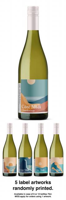 Côté Midi, Chardonnay, Blanc, 2023