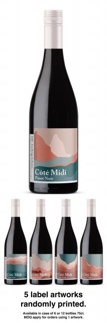 Côté Midi, Pinot Noir, Rouge, 2022