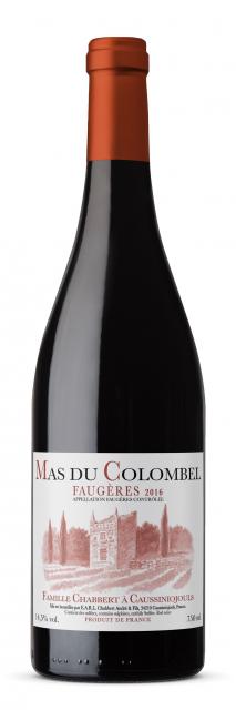 Our Winegrowers Wines, Mas du Colombel, AOC Faugères, Rouge, 2017