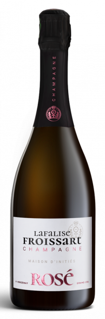 Champagne, Lafalise Froissart, Rosé, AOC Champagne, Effervescent Extra Brut Rosé