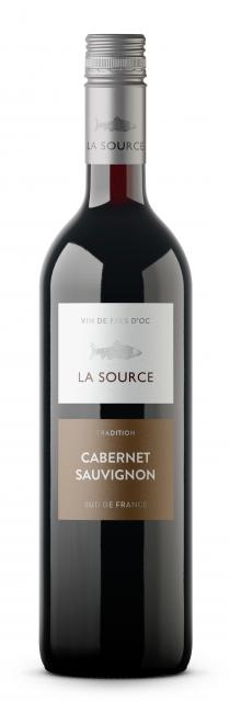 Les Domaines Robert Vic, La Source Tradition Cabernet Sauvignon, IGP Pays d'Oc, Rouge