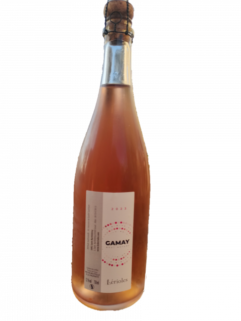 Loire, Domaine des Berioles, Gamay Brut Nature, VMQS, Rosé