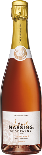 Champagne, Louis Massing, Ornescence, AOP Champagne, Effervescent Brut Rosé