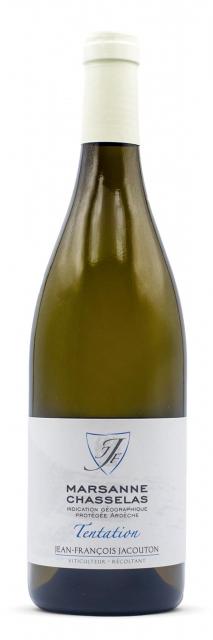 Northern Rhône, Domaine Jacouton, Tentation, IGP Ardèche, Blanc